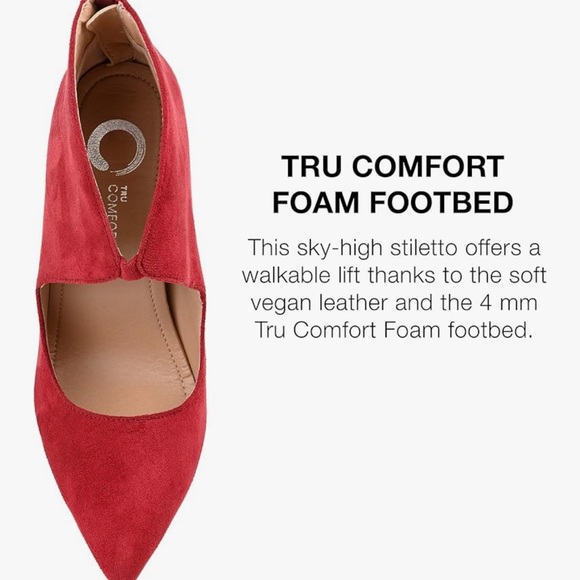 Journee Collection NIB Stiletto Pointed Toe Pump SIZE 10 - Picture 3 of 10